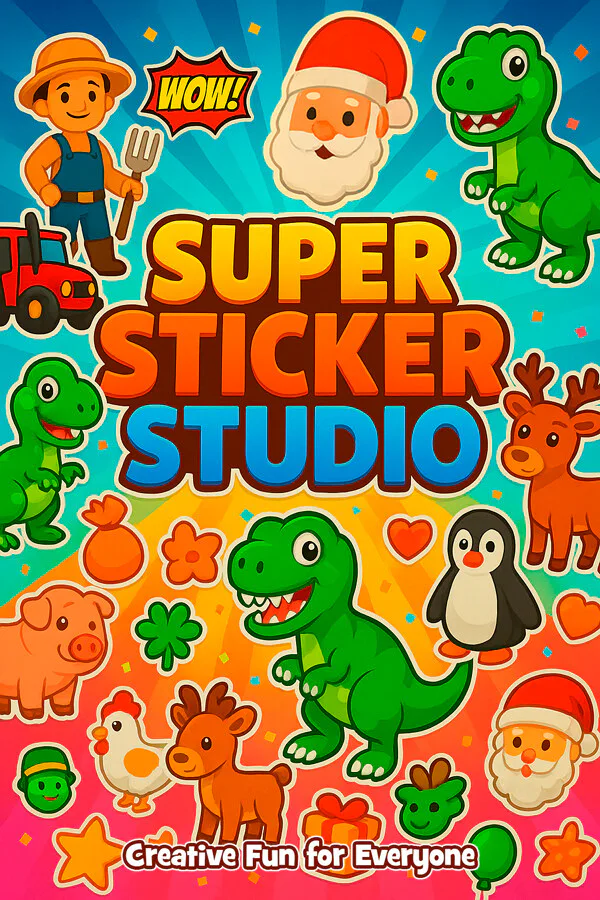 Copertina di Super Sticker Studio - Creative Fun for Everyone