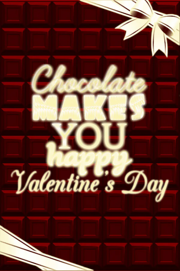 Copertina di Chocolate makes you happy: Valentine's Day