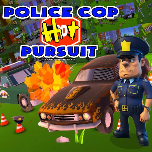 Copertina di Police Cop Hot Pursuit - Car Racing Driving Simulator Real