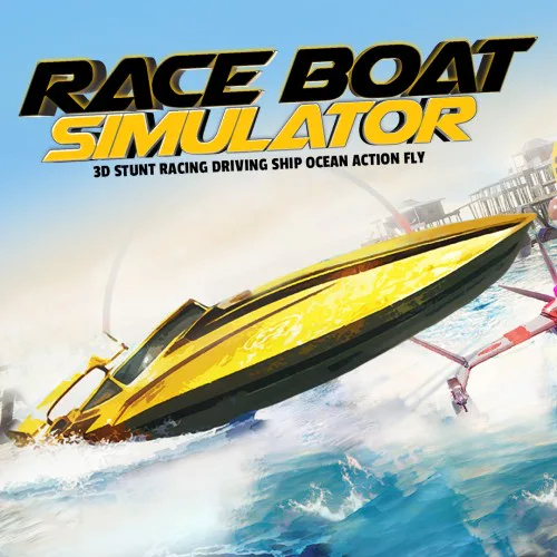 Copertina di Race Boat Simulator - 3D Stunt Racing Driving Ship in Ocean