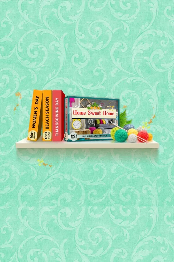 Copertina di 1001 Jigsaw. Home Sweet Home