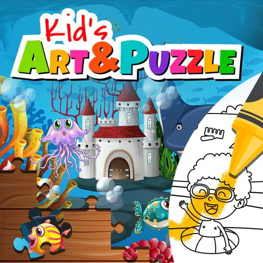 Copertina di Kid's Art & Puzzle