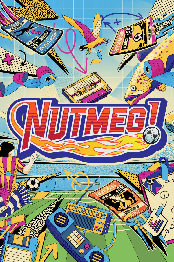Copertina di NUTMEG! A Nostalgic Deckbuilding Football Manager