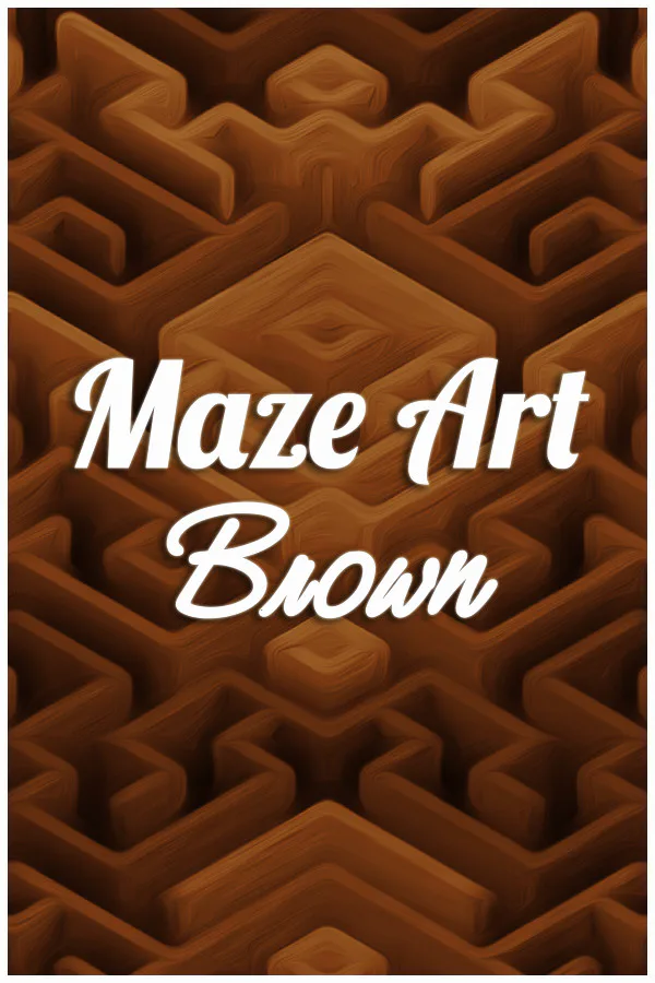 Copertina di Maze Art: Brown