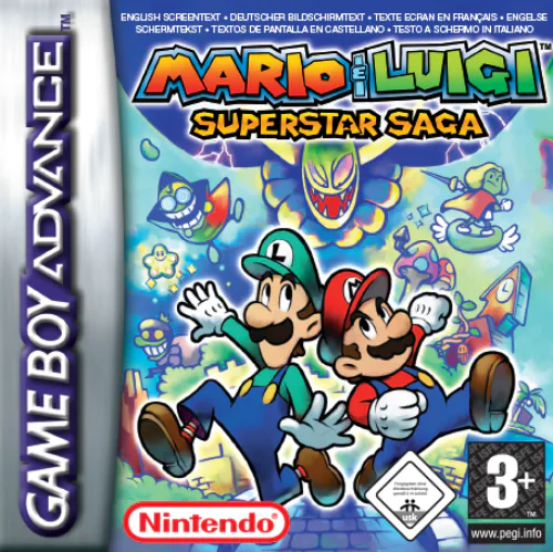 Copertina di Mario & Luigi: Superstar Saga