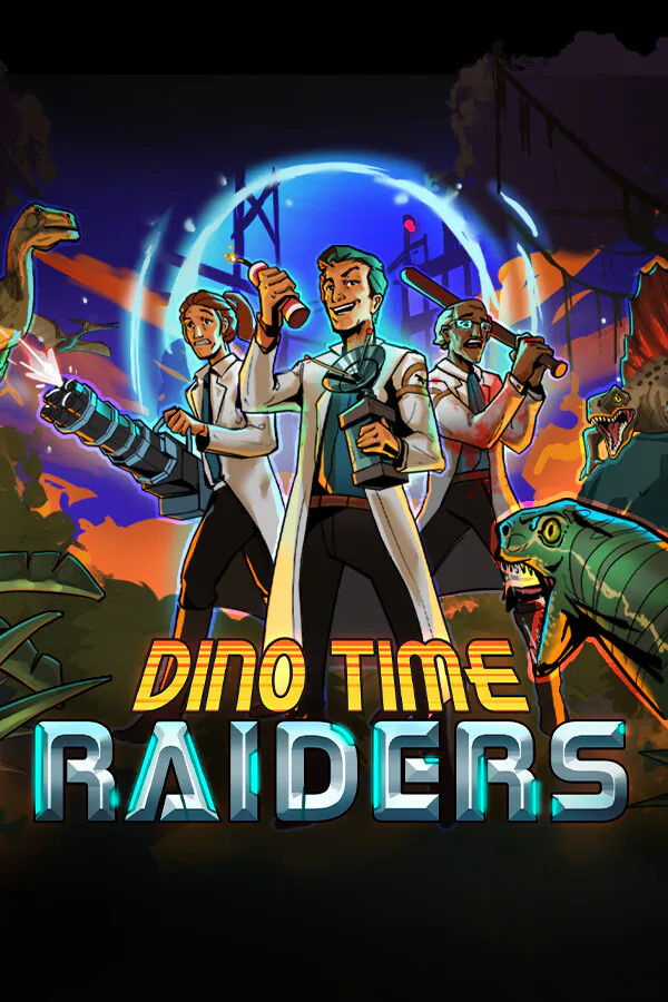 Copertina di Dino Time Raiders