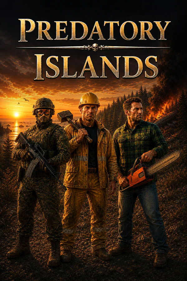 Copertina di Predatory Islands
