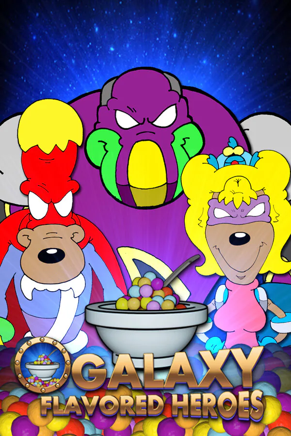 Copertina di Galaxy Flavored Heroes