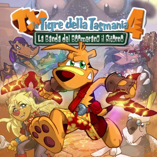 Copertina di TY la Tigre della Tasmania™ 4: La Banda del Boomerang il Ritorno™