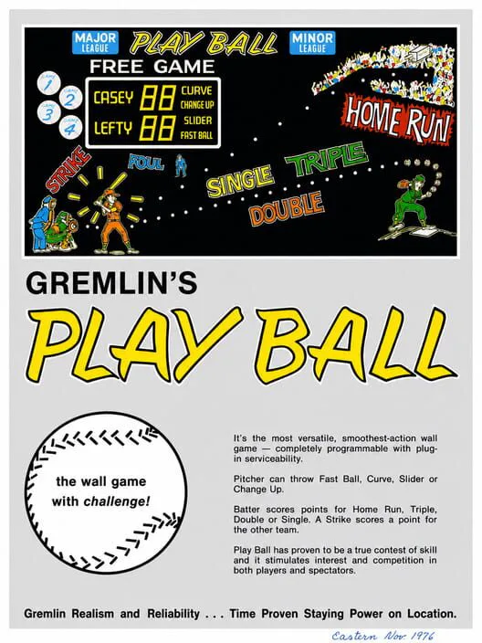 Copertina di Play Ball