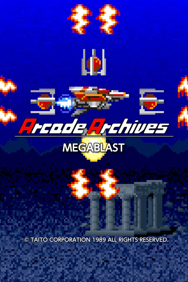 Copertina di Arcade Archives MEGABLAST