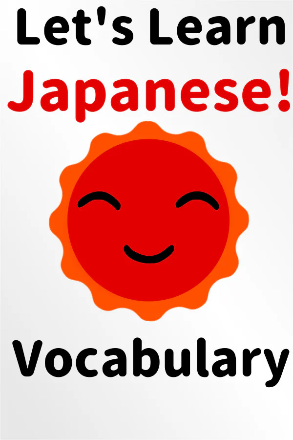 Copertina di Let's Learn Japanese! Vocabulary
