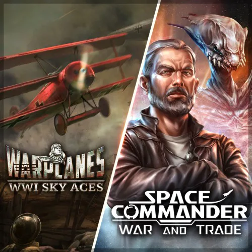 Copertina di Warplanes: WW1 + Space Commander Bundle