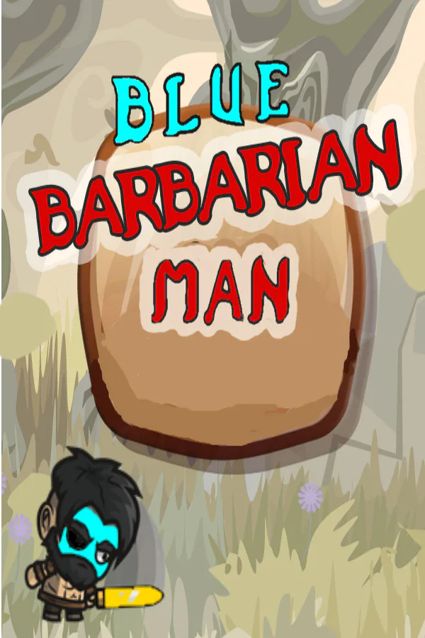Copertina di Blue Barbarian Man