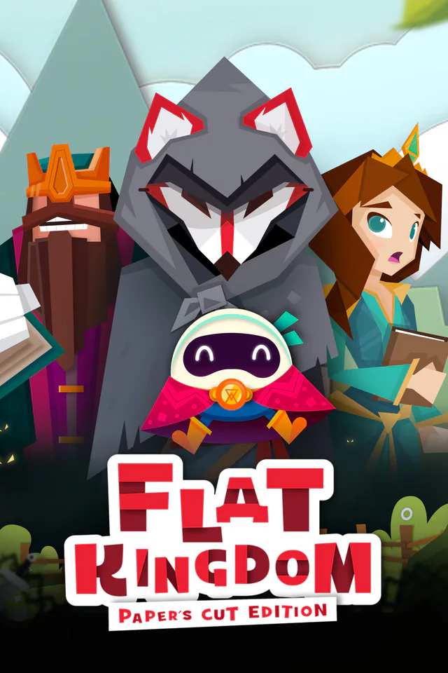 Copertina di Flat Kingdom Paper's Cut Edition