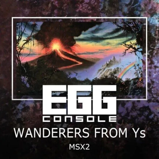 Copertina di EGGCONSOLE WANDERERS FROM Ys MSX2