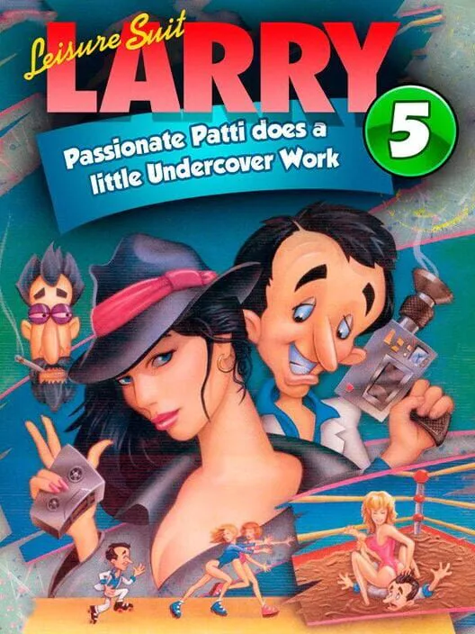 Copertina di Leisure Suit Larry 5: Passionate Patti Does a Little Undercover Work