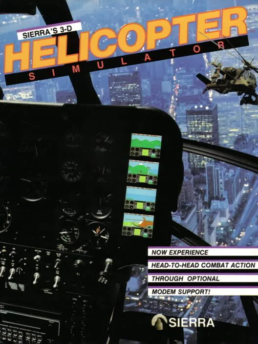 Copertina di Sierra's 3-D Helicopter Simulator