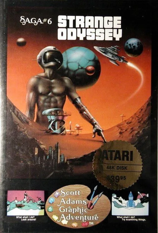 Copertina di Scott Adams' Graphic Adventure #6: Strange Odyssey