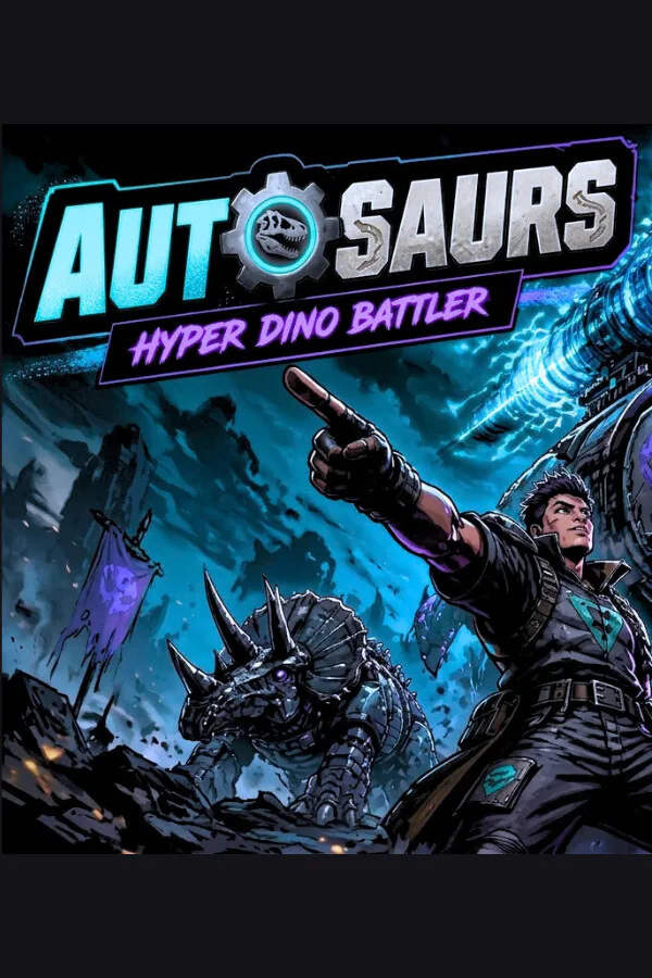 Copertina di Autosaurs: Hyper Dino Battler