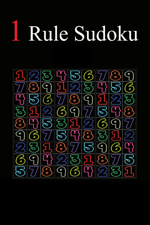 Copertina di 1 Rule Sudoku