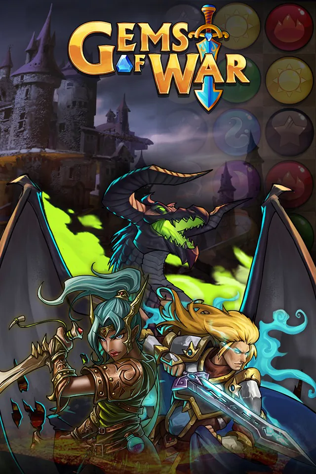 Copertina di Gems of War - Puzzle RPG