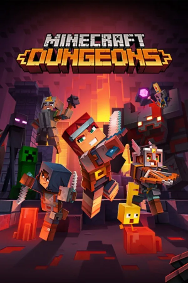 Copertina di Minecraft Dungeons