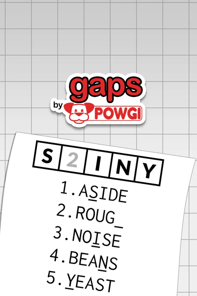 Copertina di Gaps by POWGI PS4 & PS5