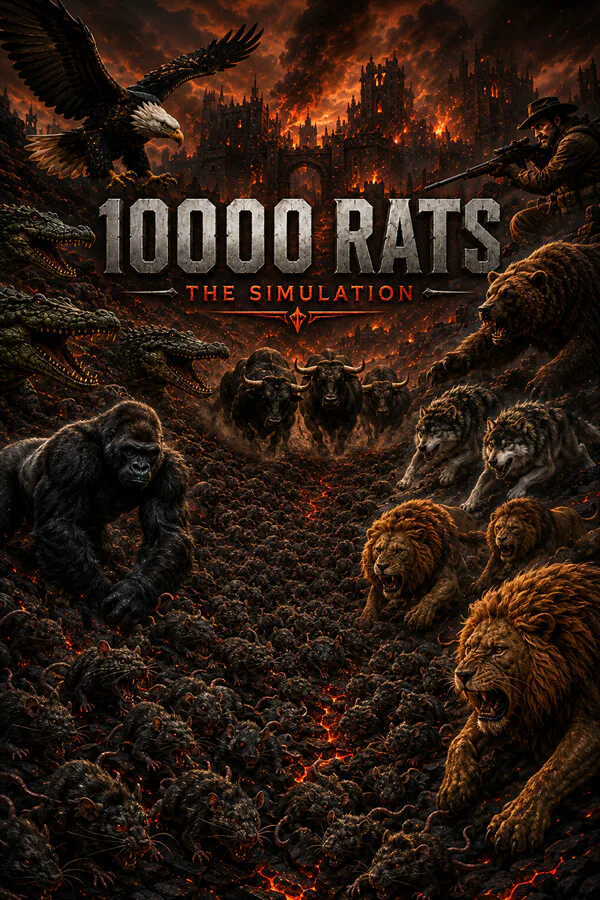 Copertina di 10000 Rats: The Simulation