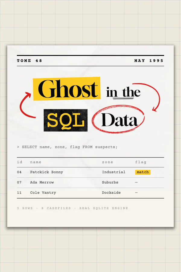 Copertina di Ghost in the SQL Data