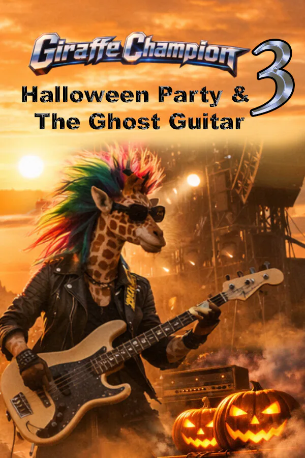 Copertina di Giraffe Champion 3: Halloween Party & The Ghost Guitar