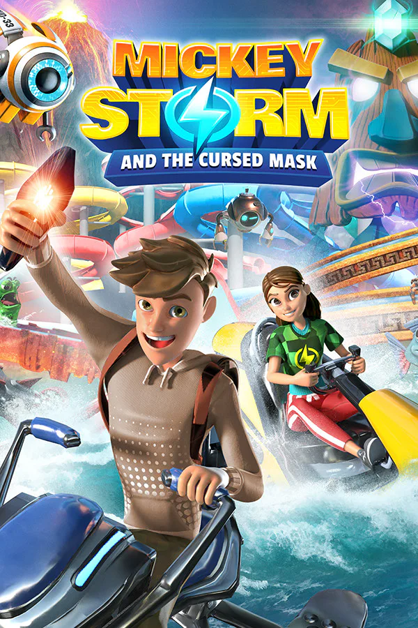 Copertina di Mickey Storm and the Cursed Mask