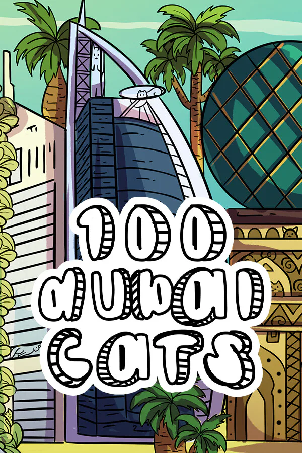 Copertina di 100 Dubai Cats