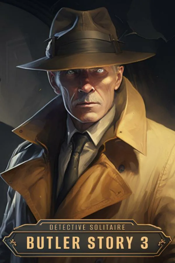 Copertina di Detective Solitaire. Butler Story 3