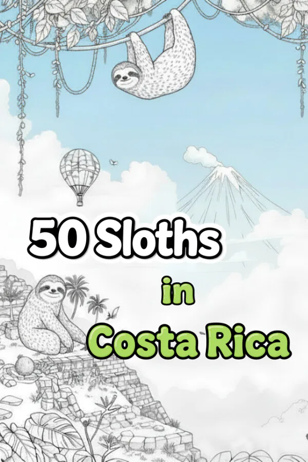 Copertina di 50 Sloths in Costa Rica