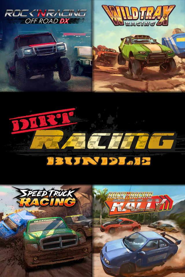 Copertina di Dirt Racing Bundle 4 in 1