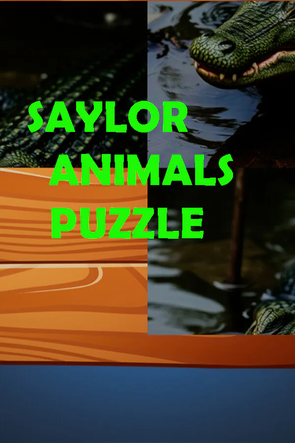 Copertina di Saylor Animals Puzzle
