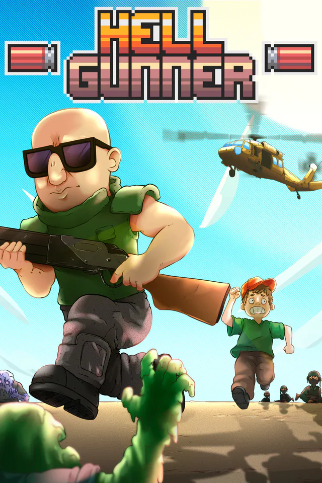 Copertina di HellGunner
