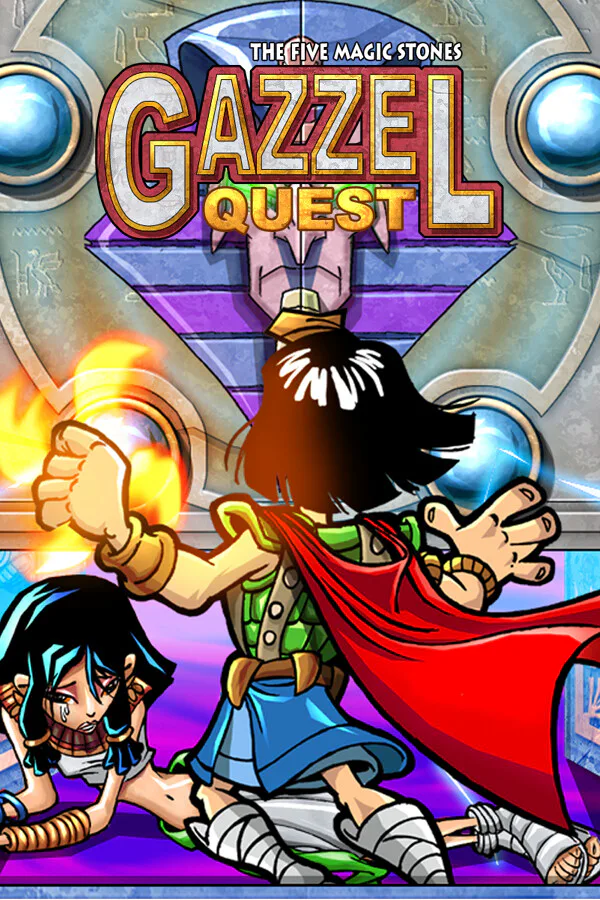 Copertina di Gazzel Quest, The Five Magic Stones