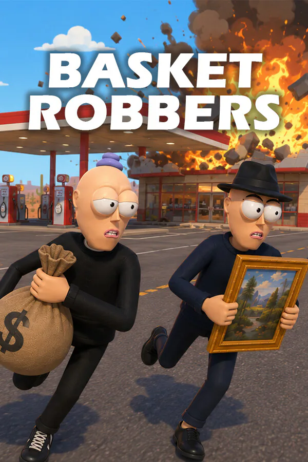 Copertina di Basket Robbers