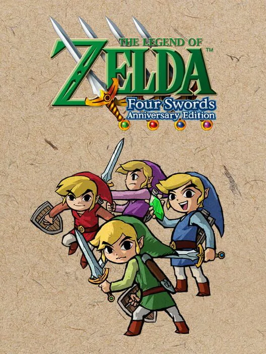 Copertina di The Legend of Zelda: Four Swords - Anniversary Edition