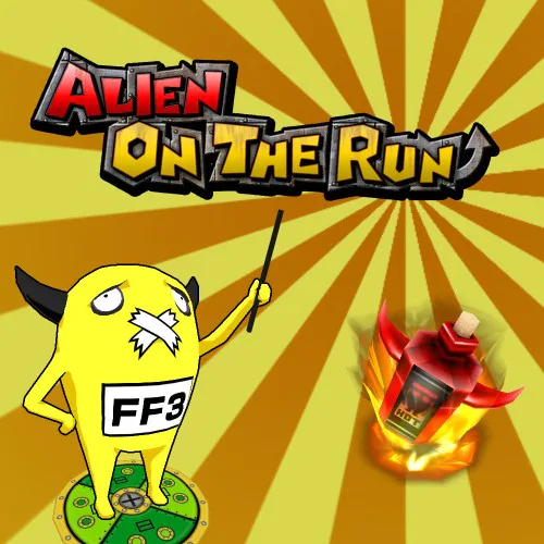 Copertina di Alien on the run