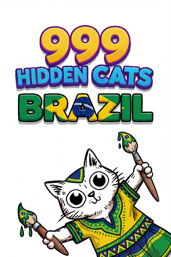 Copertina di 999 Hidden Cats: Brazil Together