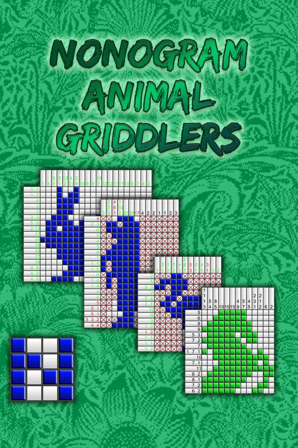 Copertina di Nonogram Animal Griddlers