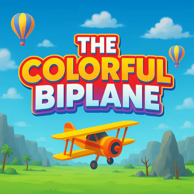 Copertina di The Colorful Biplane