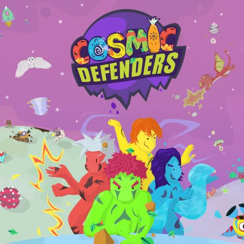 Copertina di Cosmic Defenders
