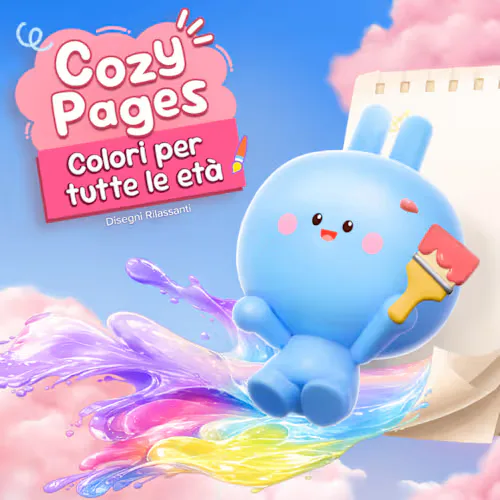 Copertina di Cozy Pages: Colori per tutte le età - Disegni Rilassanti