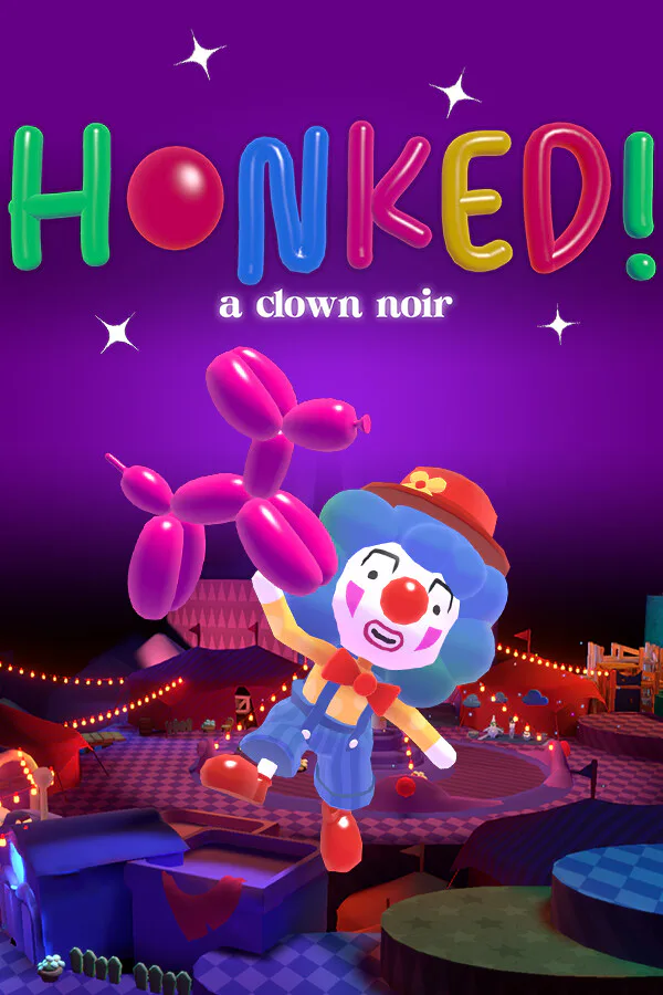 Copertina di Honked: a clown noir