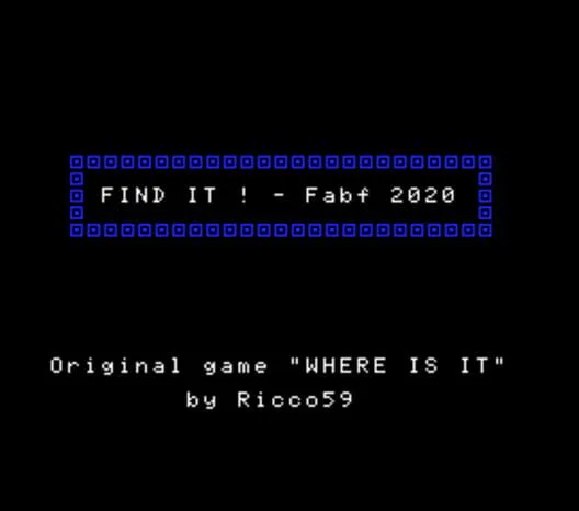 Copertina di Find It!