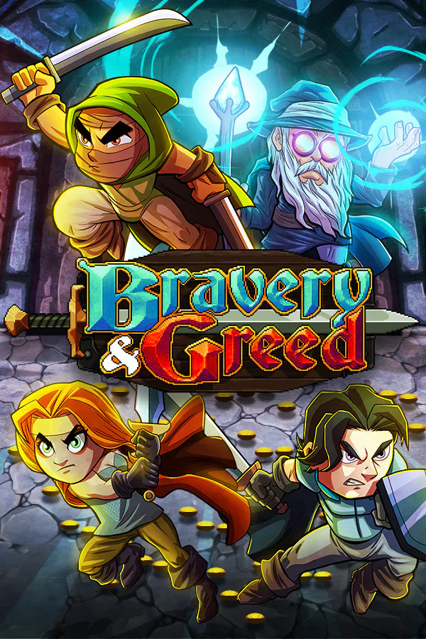 Copertina di Bravery and Greed